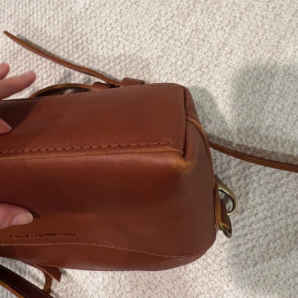 Portland Leather brown leather eclipse purse crossbody bag - Picture 9 of 11